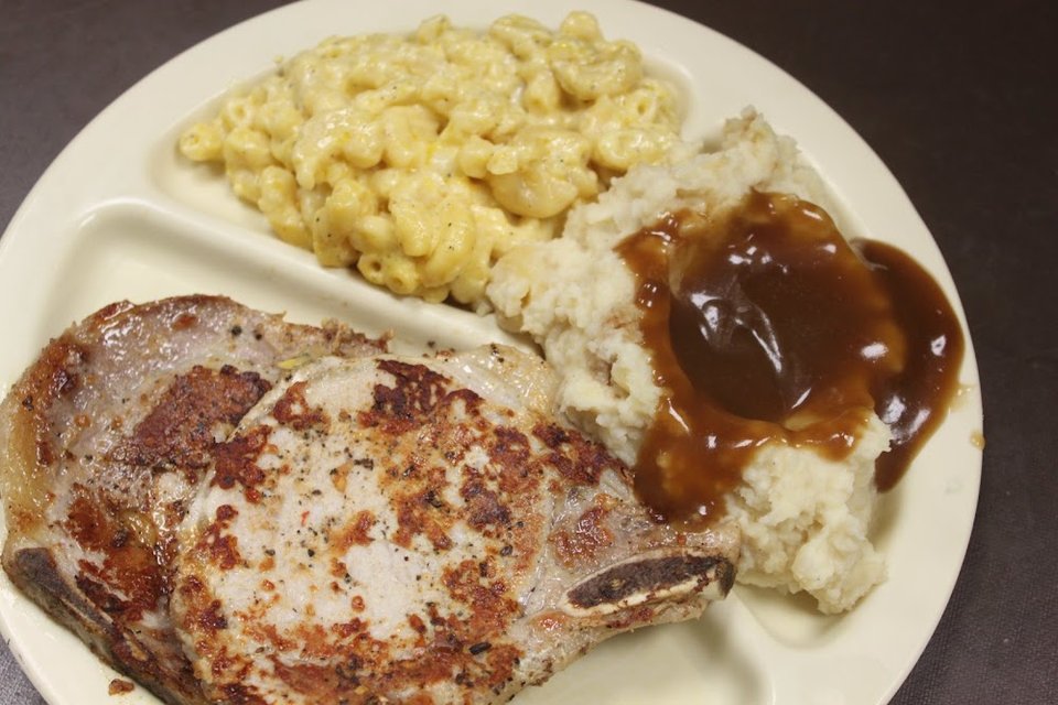 Thursday Lunch Pork Chops